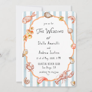 Italienische Aquarell-Rustikale Hochzeitseinladung Einladung
