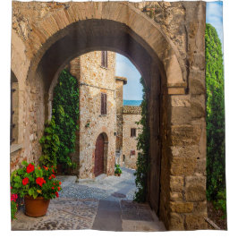 Italienische Architektur Elegance Duschvorhang