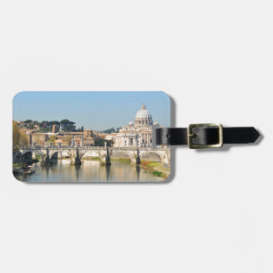 Italienische Architektur in Rom, Italien Gepäckanhänger