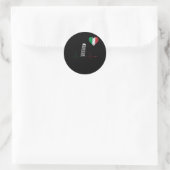 italienische Architektur Runder Aufkleber (Tasche)
