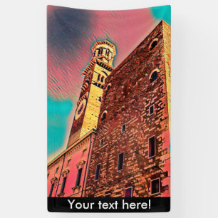 Italienische Architekturmalerei Banner