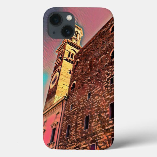 Italienische Architekturmalerei Case-Mate iPhone Hülle (Rückseite)