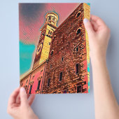 Italienische Architekturmalerei Flyer (Hand)