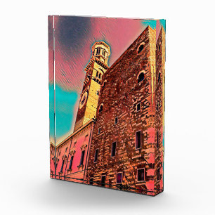 Italienische Architekturmalerei Fotoblock