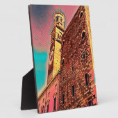 Italienische Architekturmalerei Fotoplatte (Seite)