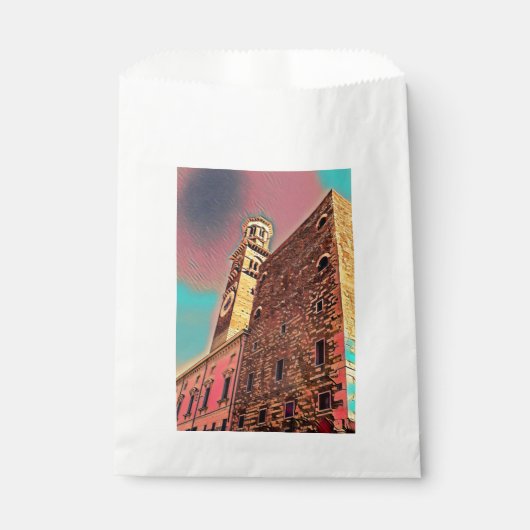 Italienische Architekturmalerei Geschenktütchen (Vorderseite)