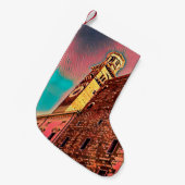 Italienische Architekturmalerei Kleiner Weihnachtsstrumpf (Vorderansicht (hängend))