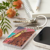 Italienische Architekturmalerei Schlüsselanhänger (Vorderseite rechts)