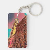 Italienische Architekturmalerei Schlüsselanhänger (Rückseite)