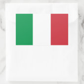 Italienische Aufkleber für das Rechteck der Flagge (Tasche)