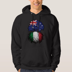 Italienische australische Treueflagge Hoodie