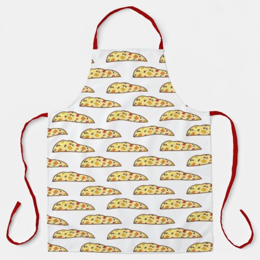 Italienische Bäckerei Chrismas Biscotti Happy Holi Schürze (Vorderseite)