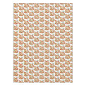 Italienische Bäckerei Focaccia Olivenöl Brot Tomat Tischdecke (Vorderseite)