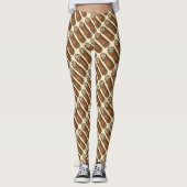 Italienische Bäckerei Konditorschokolade Chip Cann Leggings (Vorderseite)