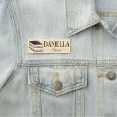 Italienische Bäckerei Tiramisu Dessert Party Namensschild (Beispiel)