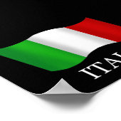 Italienische Bestsellerflagge Poster (Ecke)