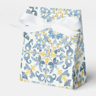 Italienische Blaue Fliesen Zitrone Geschenkschachtel