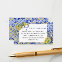 Italienische Blaue Tiles Lemon Bride Recipe Anfrag