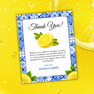 Italienische Blue Tile Lemon Kinderdusche Danke Ka