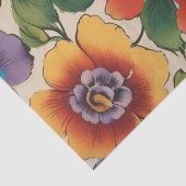 Italienische Blume Print Decoupage / Seidenpapier (Detail)