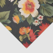 Italienische Blume Print Decoupage / Seidenpapier (Detail)