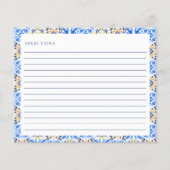 Italienische Blutegel Brautparty Rezept Karte (Rückseite)