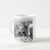 Italienische Bocci-Enthusiasten-Tasse Kaffeetasse (Vorderseite Links)