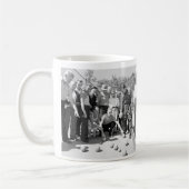 Italienische Bocci-Enthusiasten-Tasse Kaffeetasse (Links)