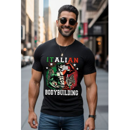 Italienische Bodybuilding Gym T-Shirt