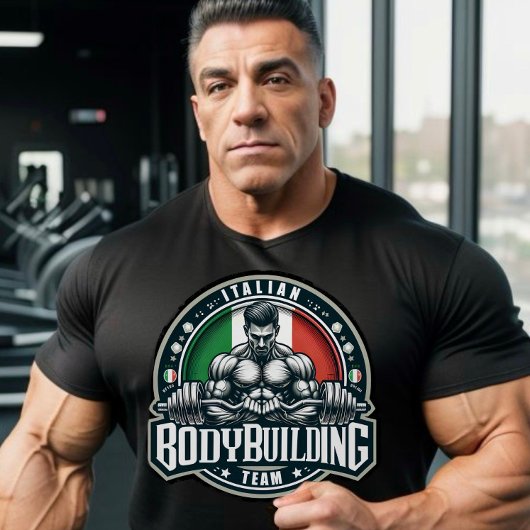 Italienische Bodybuilding T-Shirt