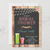 Italienische Brause-Dusche Einladung (Vorderseite)