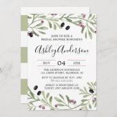 Italienische Brautdusche Einladung (Vorne/Hinten)