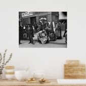 Italienische Brotverkäufer: 1900 Poster (Küche)