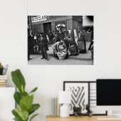 Italienische Brotverkäufer: 1900 Poster (Heimbüro)