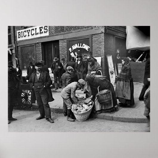 Italienische Brotverkäufer: 1900 Poster (Vorne)