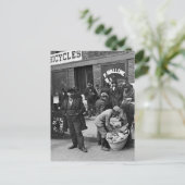 Italienische Brotverkäufer: 1900 Postkarte (Stehend Vorderseite)