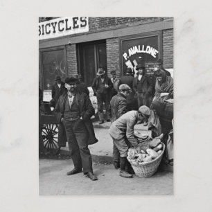 Italienische Brotverkäufer: 1900 Postkarte