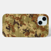 Italienische Camouflage Classic Green Unique Cargo Case-Mate iPhone Hülle (Rückseite (Horizontal))