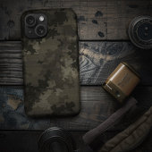 Italienische Camouflage Mitternacht Schwarz Einzig Case-Mate iPhone Hülle