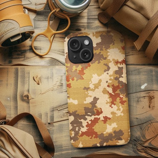 Italienische Camouflage Wüste Brown Einzigartiges Case-Mate iPhone Hülle