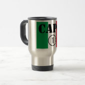 Italienische Chefs: Capo Numero UNO Reisebecher (Vorderseite Links)