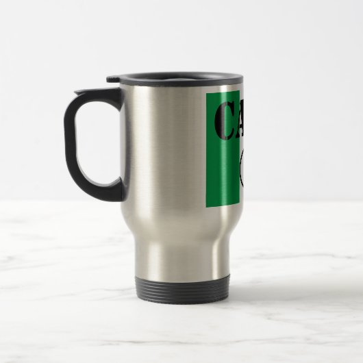 Italienische Chefs: Capo Numero UNO Reisebecher (Links)