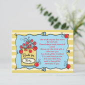 Italienische Cherry Tomato Bücher für Kinder Einladung (Stehend Vorderseite)