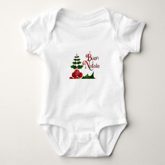 **ITALIENISCHE CHRISTMAS** FÜR EIN **ITALIENISCHES BABY STRAMPLER (Vorderseite)