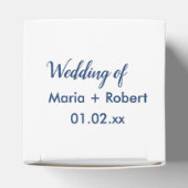 Italienische Citrus Lemon Hand Drawn Wedding Geschenkschachtel (Oben)