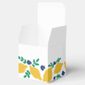 Italienische Citrus Lemon Hand Drawn Wedding Geschenkschachtel (Geöffnet)