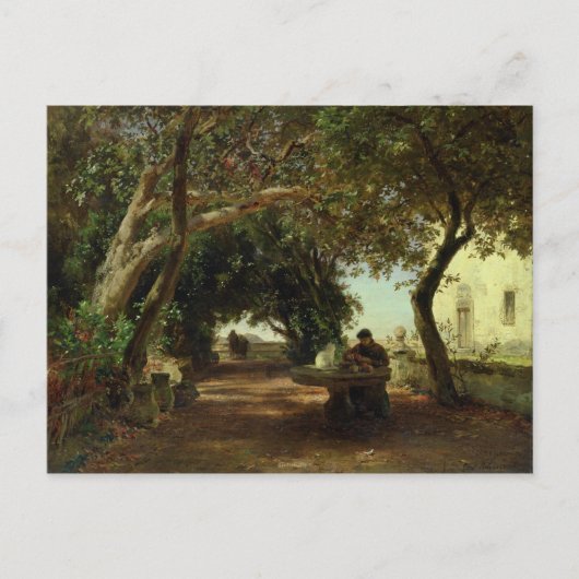 Italienische Cloisters Postkarte (Vorderseite)