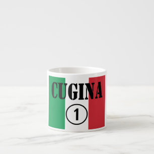 Italienische Cousin-Mädchen: Cugina Numero UNO Espressotasse