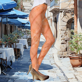 Italienische Design-Leggings mit geometrischem Mar Leggings