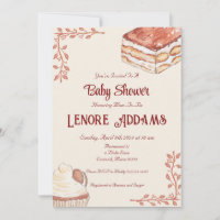 Italienische Dessert-Baby-Party im europäischen Ca